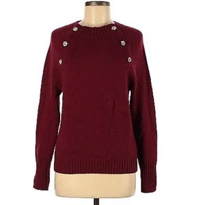 Maroon/Burgundy women’s J. crew sweater